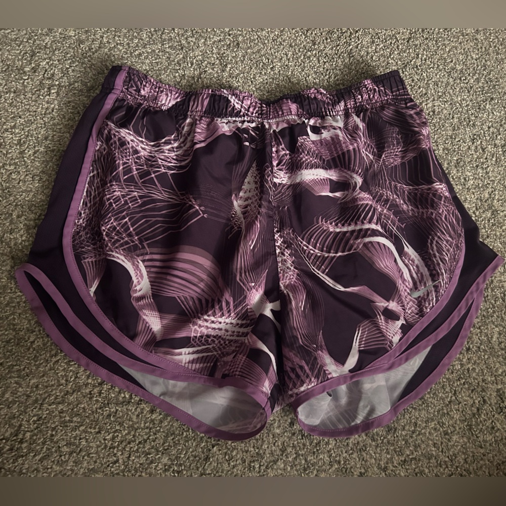 Nike Dri-FIT Purple and White Shorts